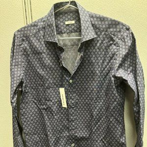 CALIBAN Men's Button Down Shirt Made in Italy NWT